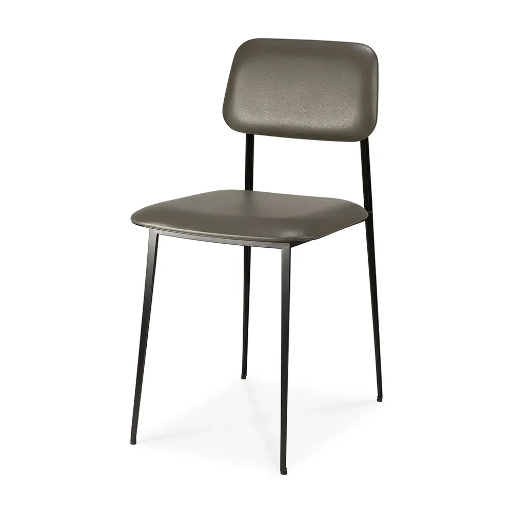60088 DC dining chair olive green leather profile cut web20kopiera