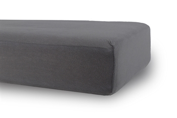 Formsydda lakan 60x120 cm - antracitgrå - 100% bomull jersey lakan - formsytt lakan til babymadras