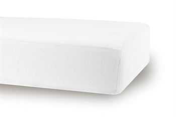 Formsydda lakan 70x140 cm - Vitt jerseylakan för barnsäng