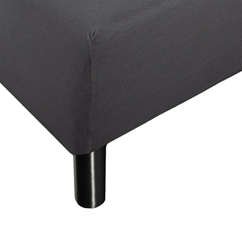Formsydda lakan 70x200 cm - Antracitgrått jersey lakan - 100% bomull - Dra-på-lakan för madrass