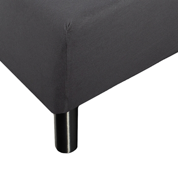 Formsydda lakan 200x200 cm - antracitgrå - 100% bomull jersey lakan - lakan till stor dubbelsäng
