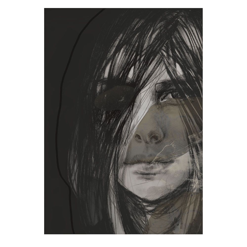 Anna Bülow, Anna Bülow poster  The dark 50x70 cm
