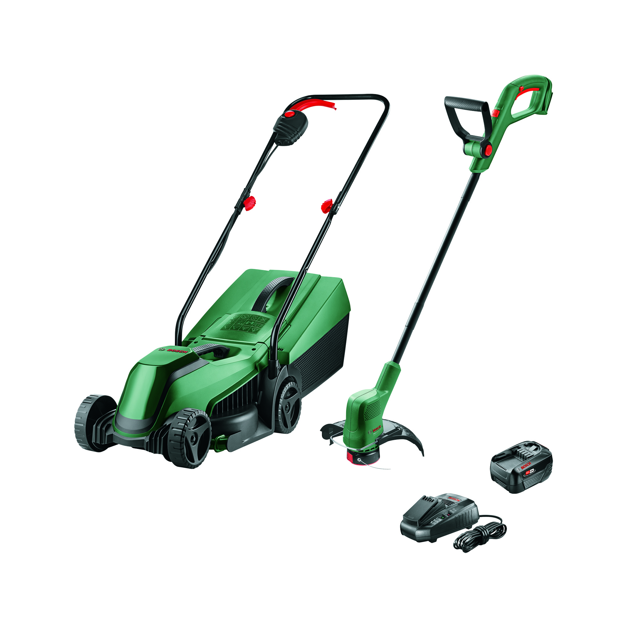 Bosch - 18V Lawn Care Set - EasyGrassCut 18V&EasyMower 18V ( Battery&Charger Included )
