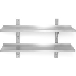 Dobbel justerbar hengende hylle 120cm - Hendi 811733