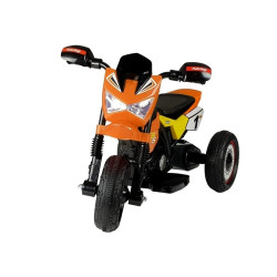 Elektrisk motorsykkel GTM2288-A, oransje, barneeventyr