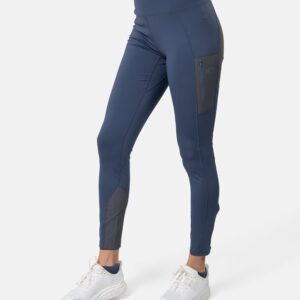 Kari Traa Ane High Waist Tights Dusty Midtone Blue