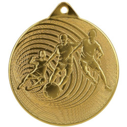 Metall fotballmedalje fi 70 mmc3070 - gull