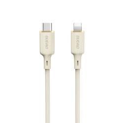 SR forsterket kabel for iPhone USB-C - Lightning 30W 2m beige