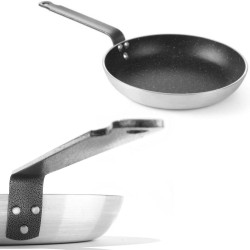 Stekepanne i aluminium med marmorert non-stick belegg. 360 mm - Hendi 627648