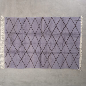 Beni Ourain matta grå 210 x 310 cm