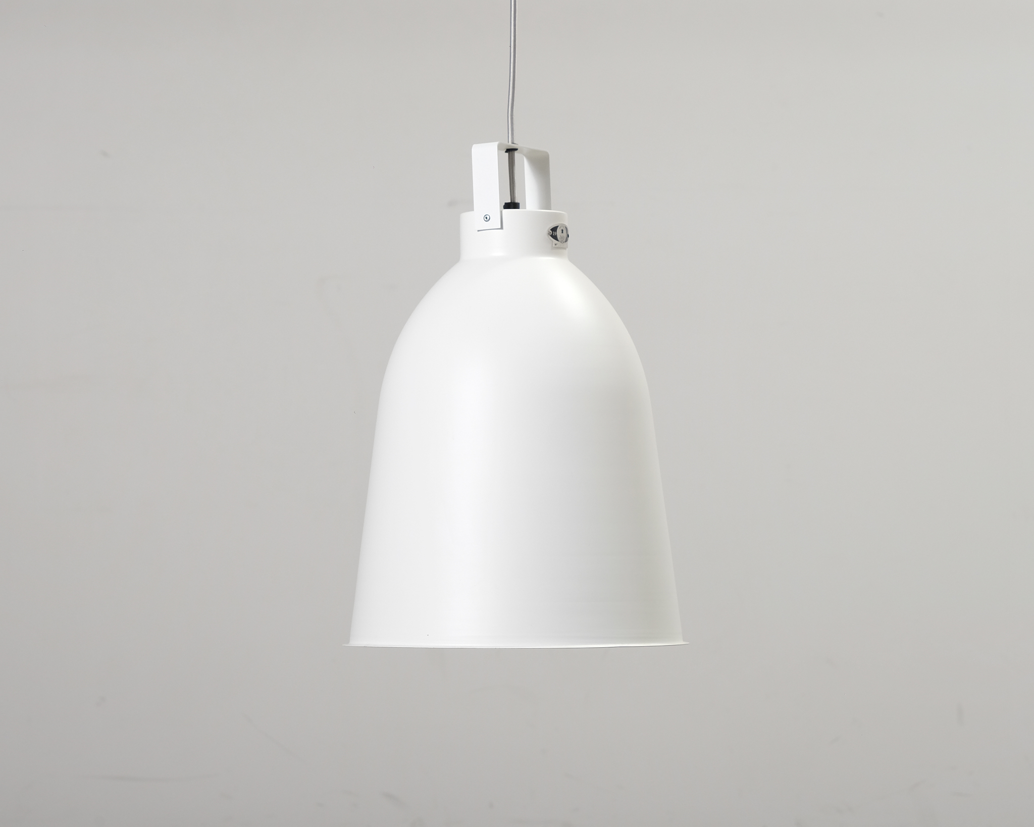 Jieldé Clément pendellampa vit / silver ø 36 cm