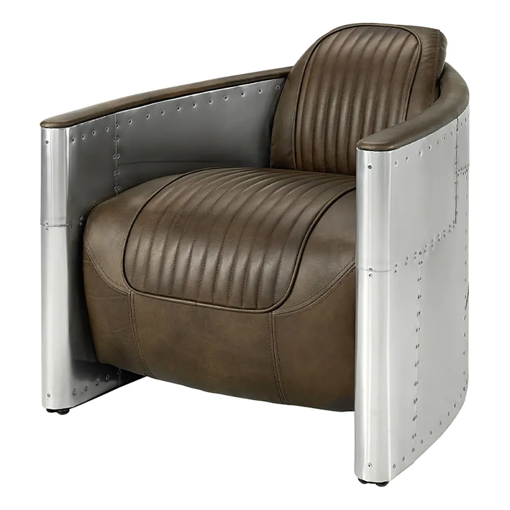Artwood, Tomcat Aviator Fåtölj Leather Whiskey Spitfire