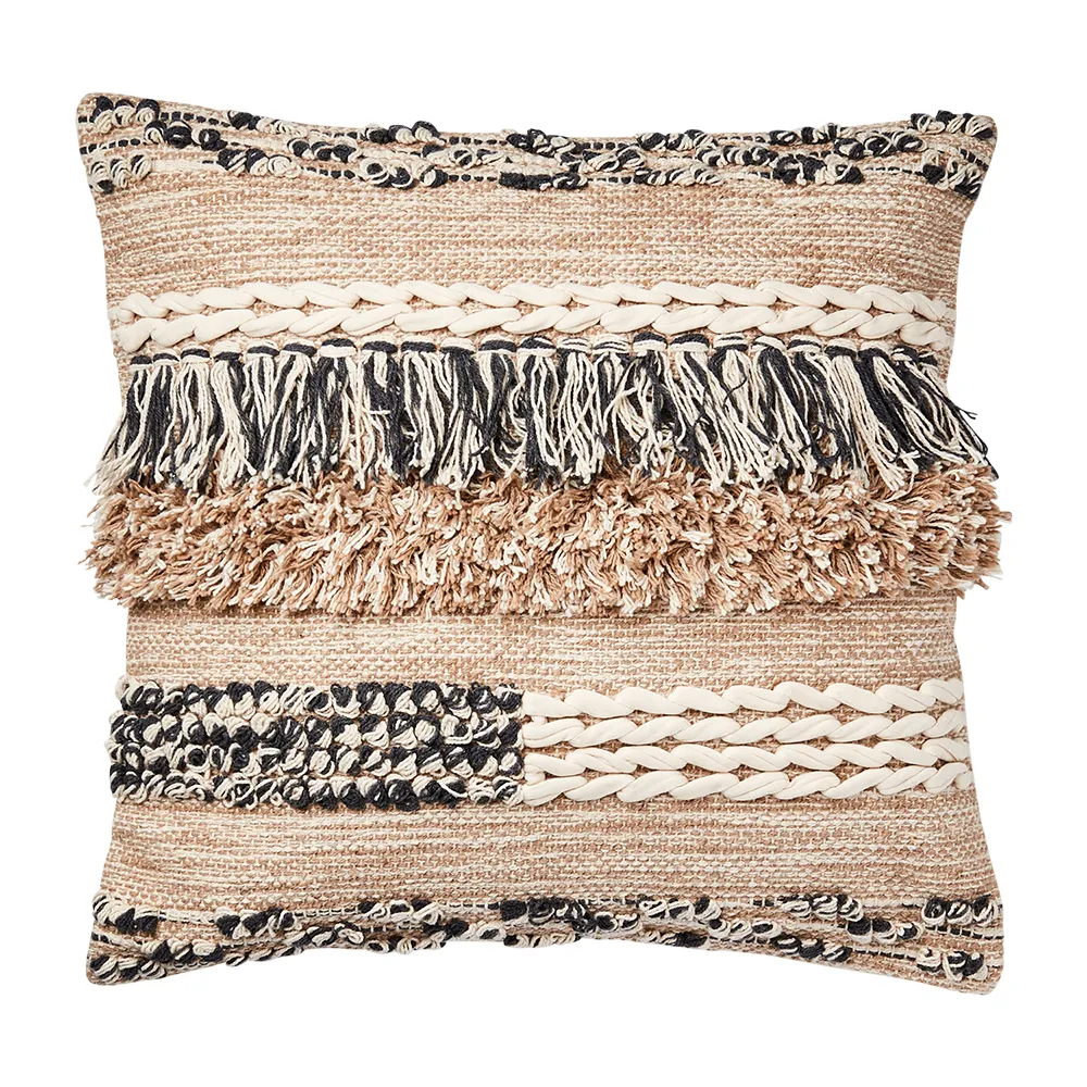 Affari of Sweden, MINNA kuddfodral beige/grå/elfenben