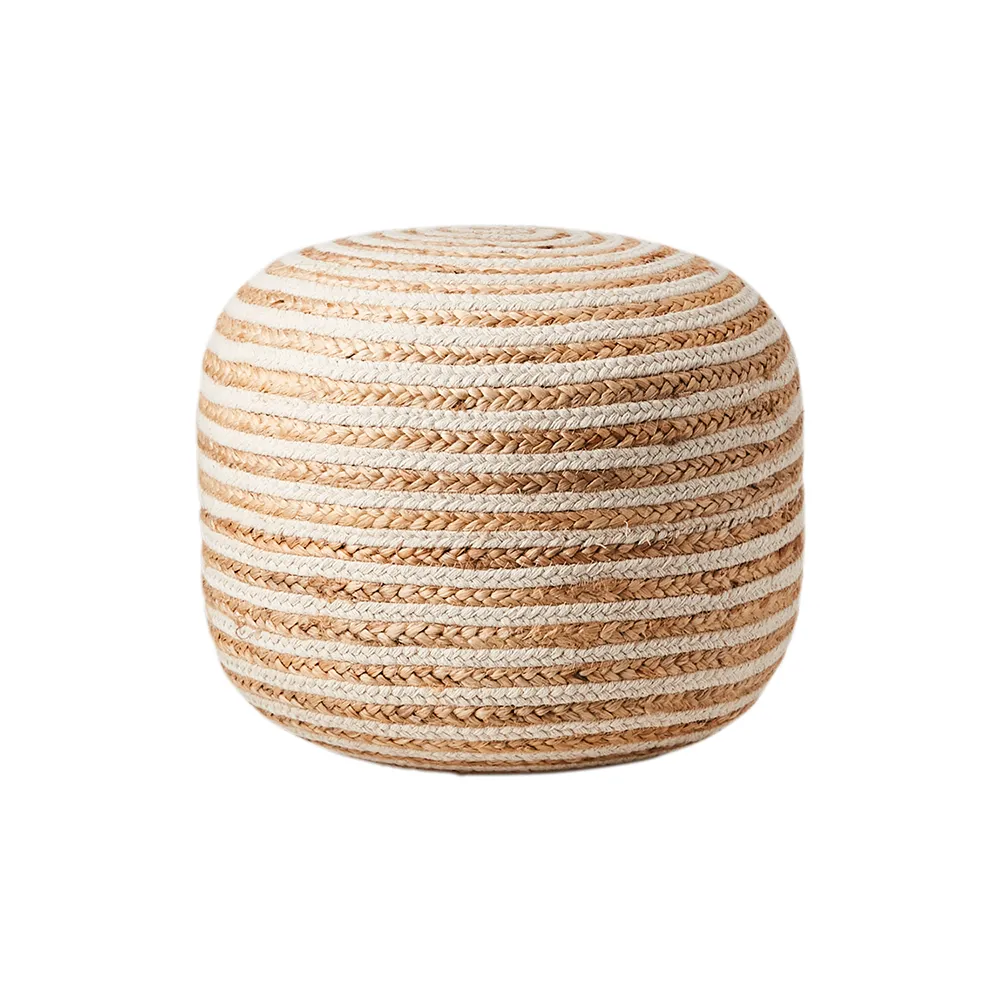 Affari of Sweden, JUNI sittpuff natur/elfenben