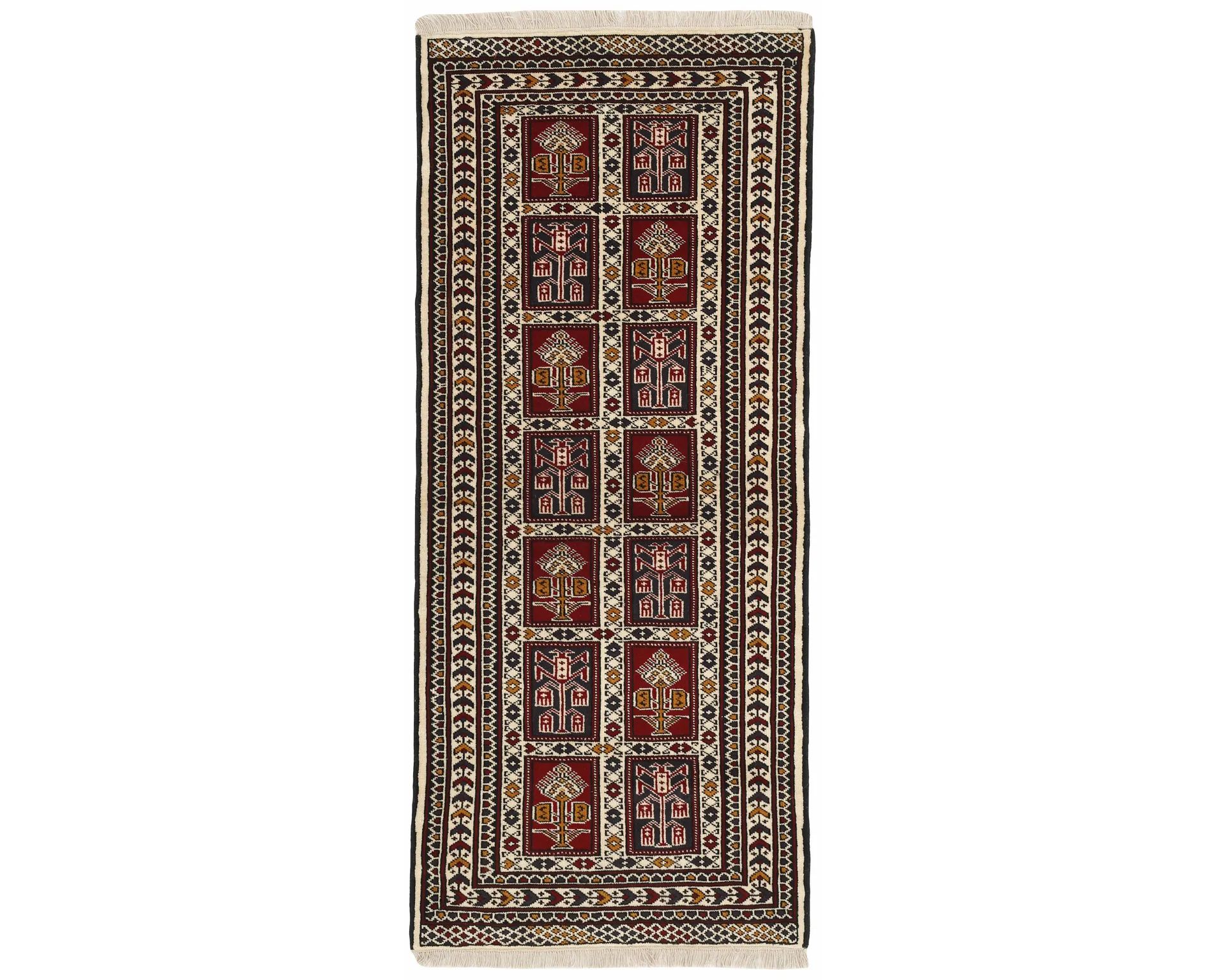 Rezas orientalisk x Torkaman hallmatta 85 x 195 cm