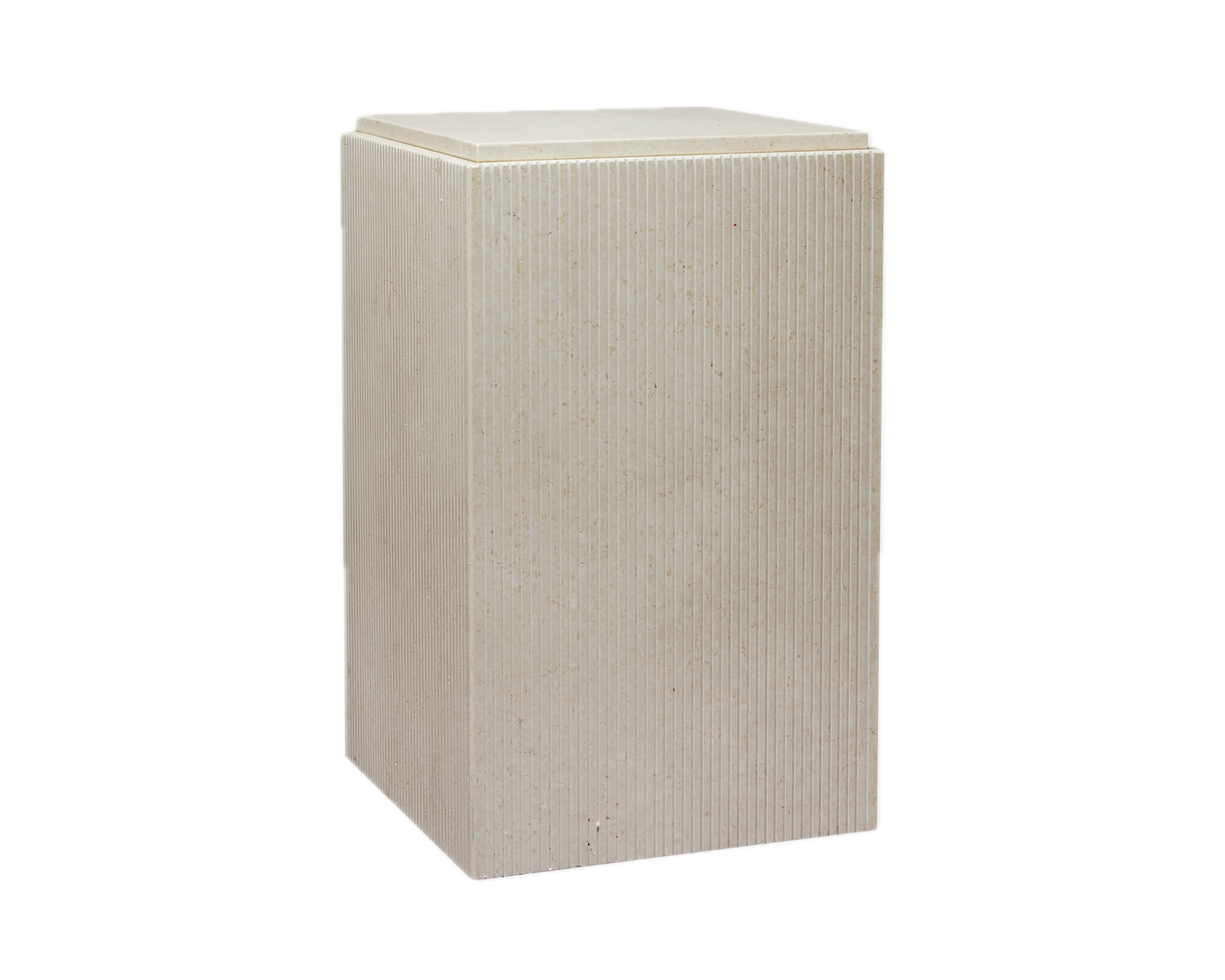 Ruth & Joanna Block sidobord beige marmor