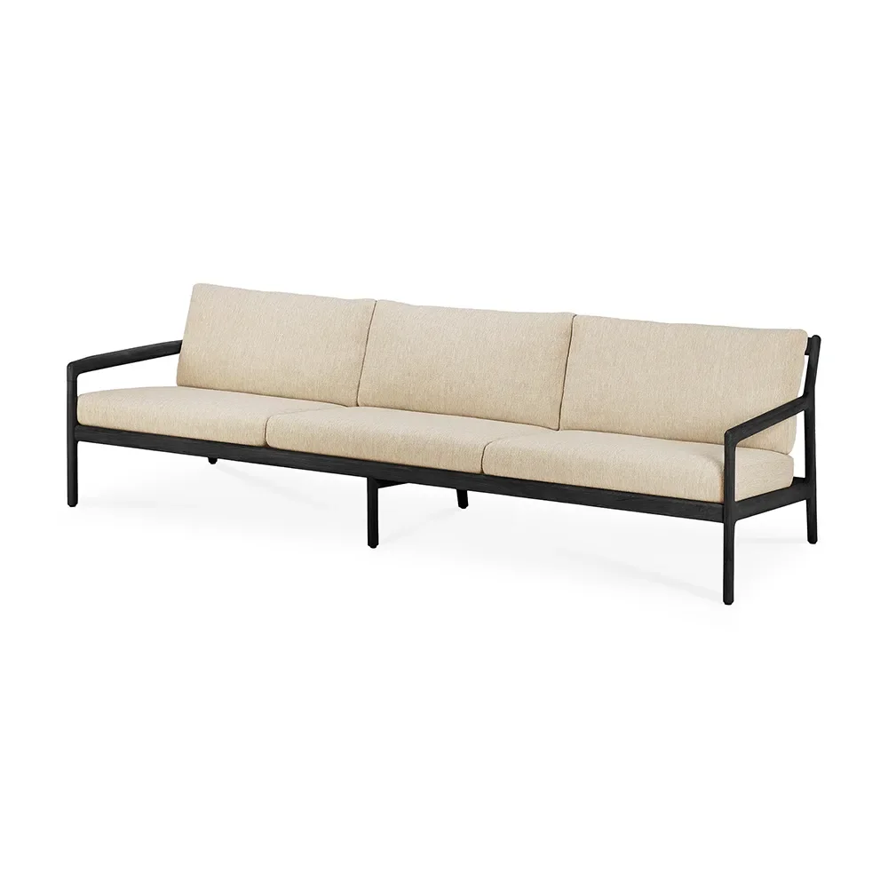 Ethnicraft, Jack 3-sits soffa Black/Natural