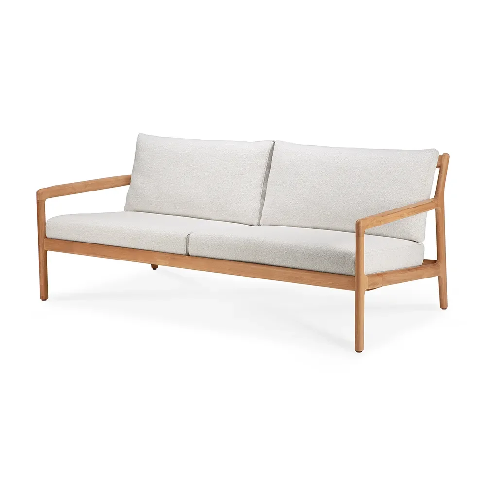 Ethnicraft, Jack 2-sits soffa Teak/Off White