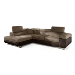 Bobis 4-sits hörnbäddsoffa brun