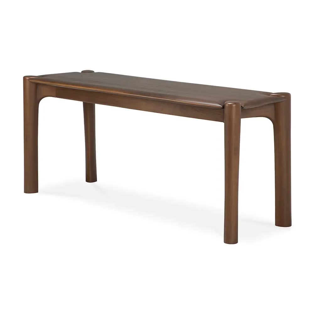 Ethnicraft, PI Bänk 35x126 cm Brunlackad teak