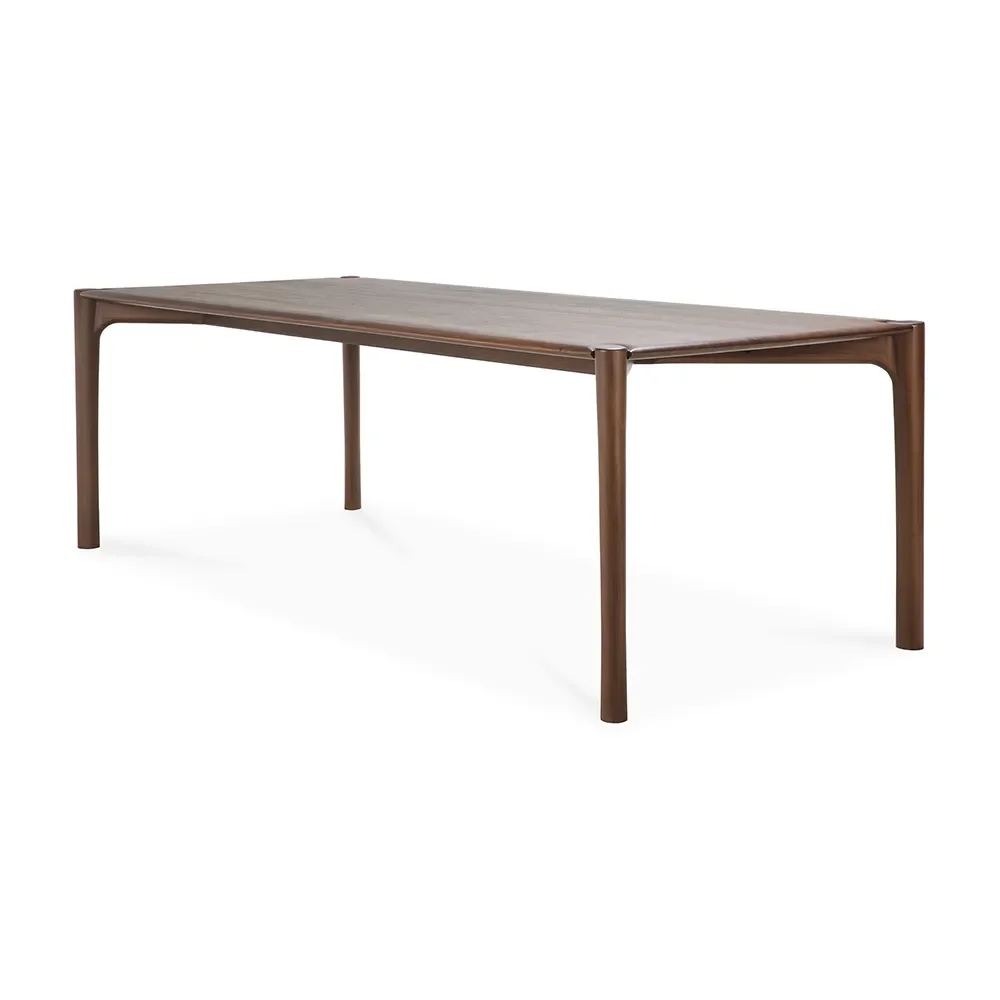 Ethnicraft, PI Matbord 100x240 cm Brunlackad Teak