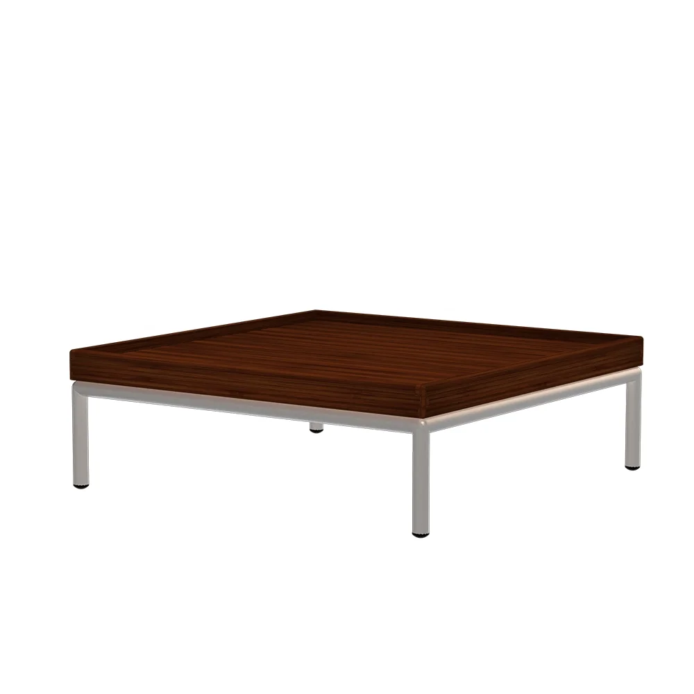 Houe, LEVEL Soffbord 81x81 cm Bambo/vit