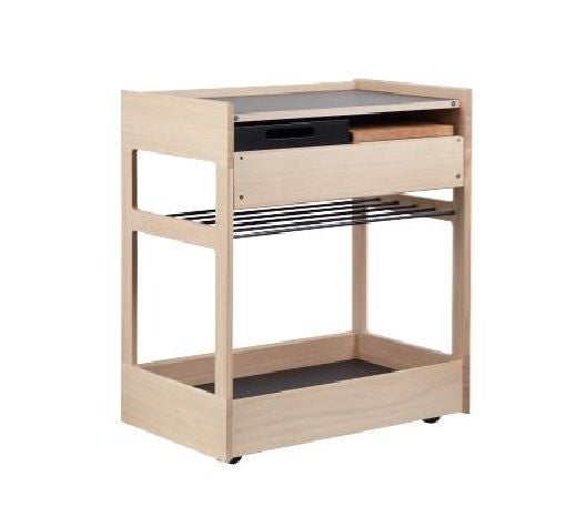 Skovby, Sm135 Serveringsvagn Ek Lack Vitolja 64X40X74Cm