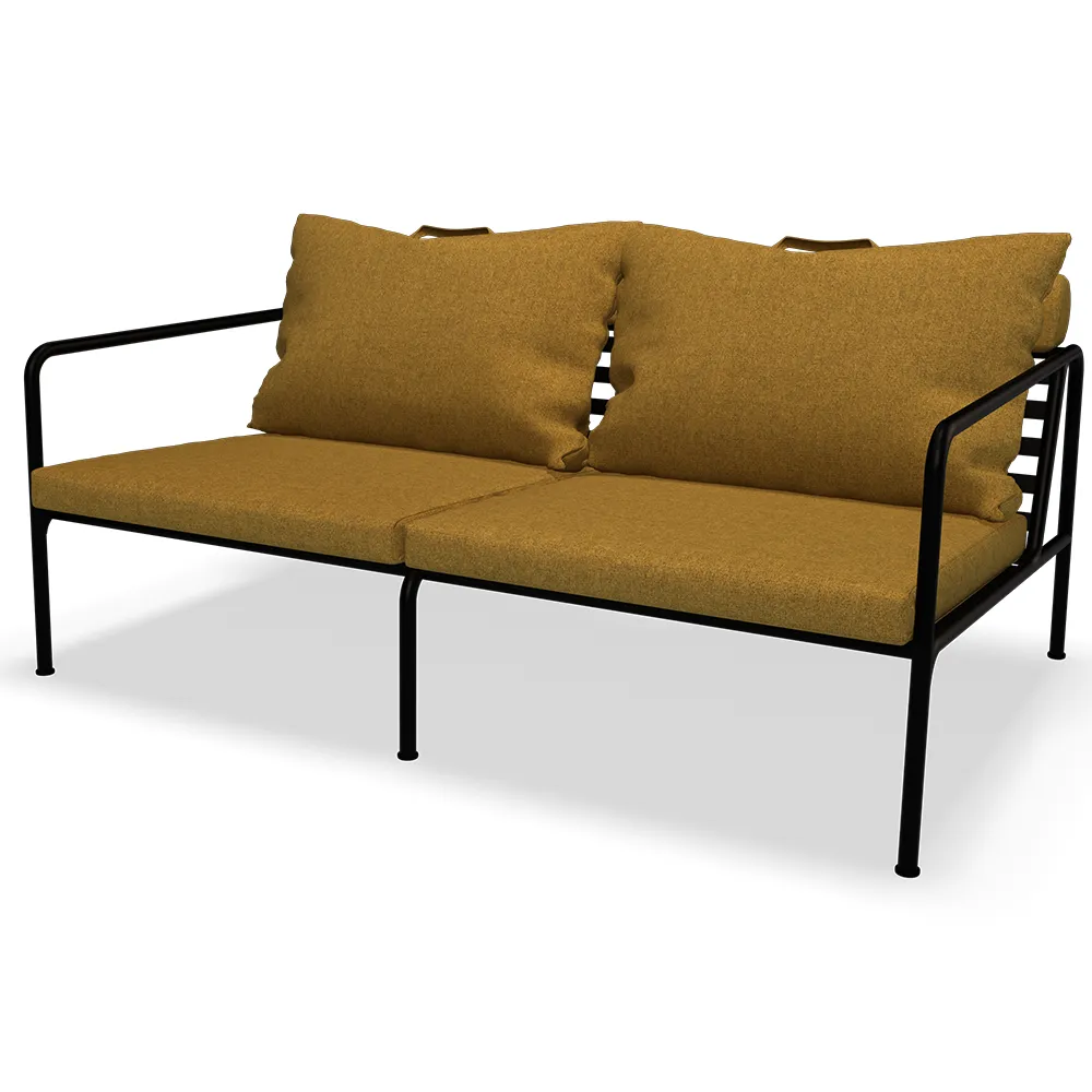 Houe, Avon 2-sits soffa Dijon/Black