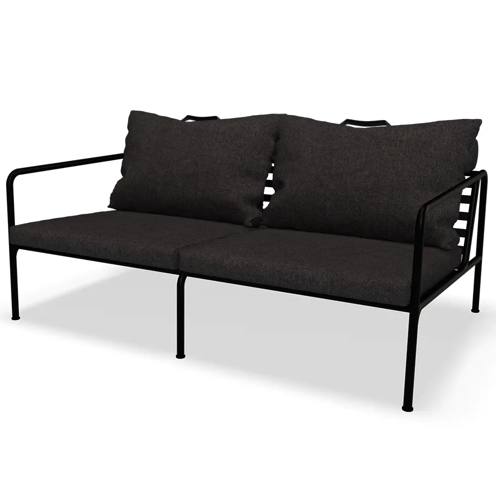 Houe, Avon 2-sits soffa Slate/Black