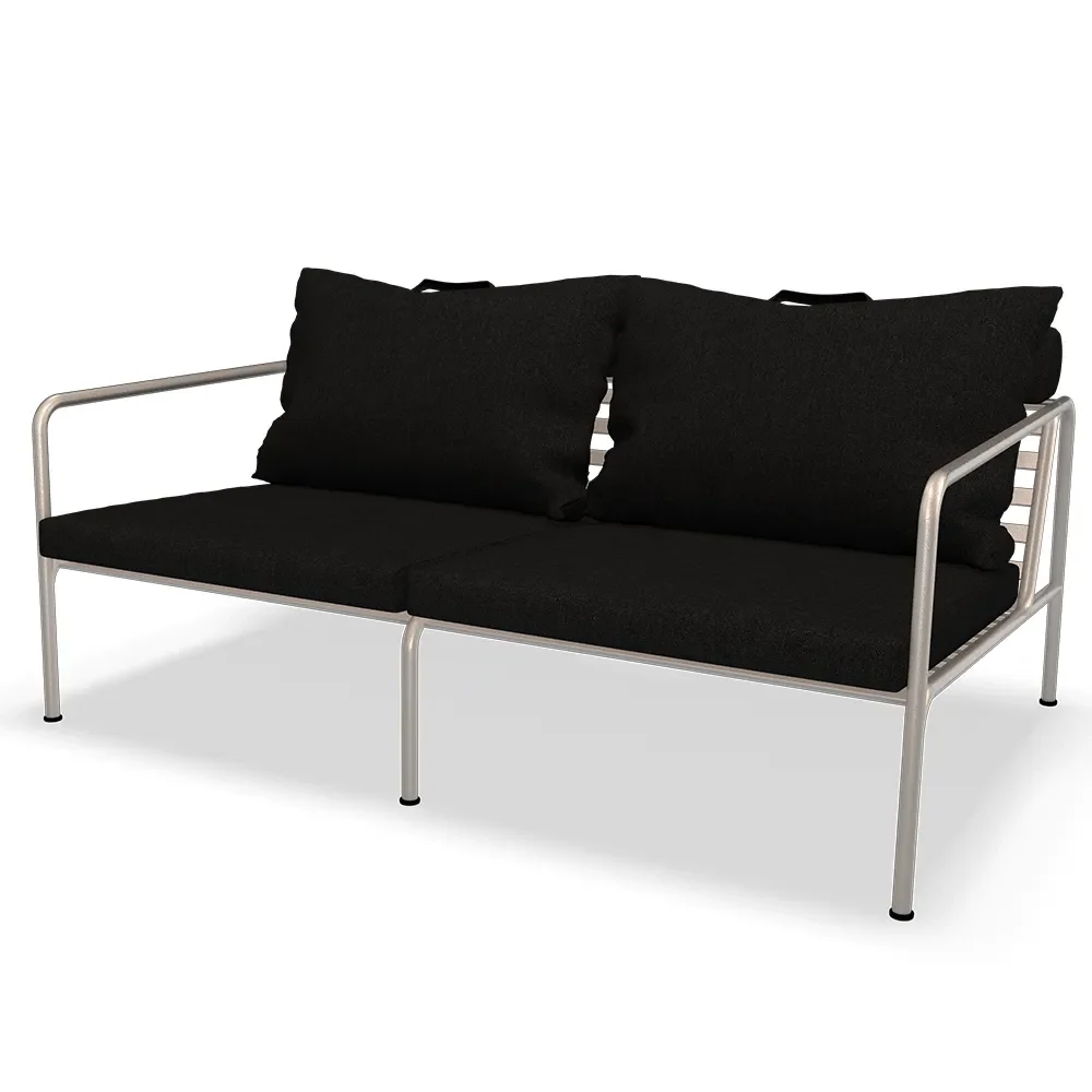 Houe, Avon 2-sits soffa Dark Grey/White
