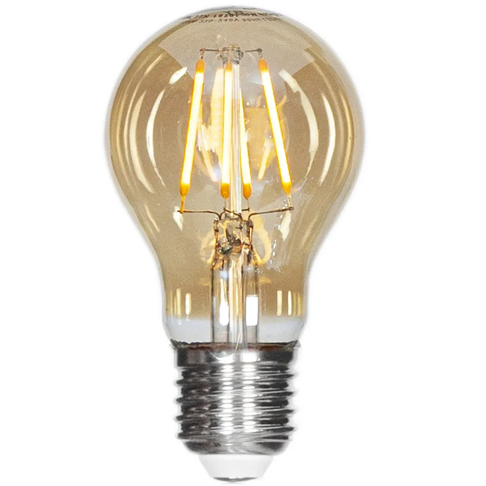 by Rydéns, Filament ljuskälla LED dimbar E27 4W Ø60mm Amber