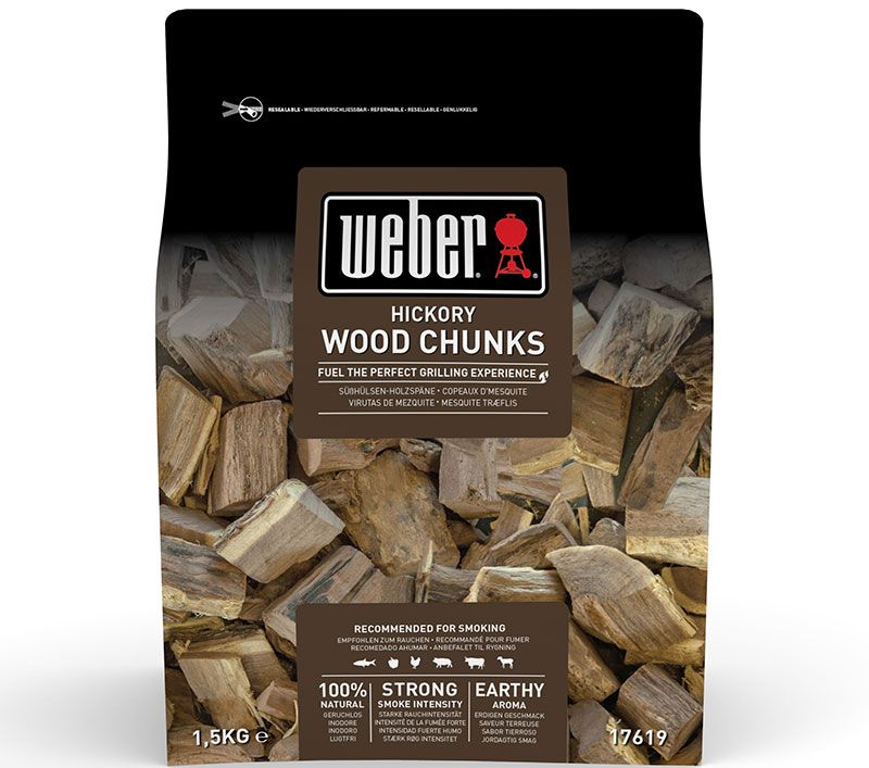 Weber, Rökträ chunks hickory 1,5 kg