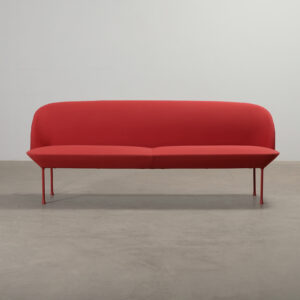 Muuto Oslo 3-sits soffa röd