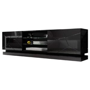 Qiu TV-bänk 200 cm svart