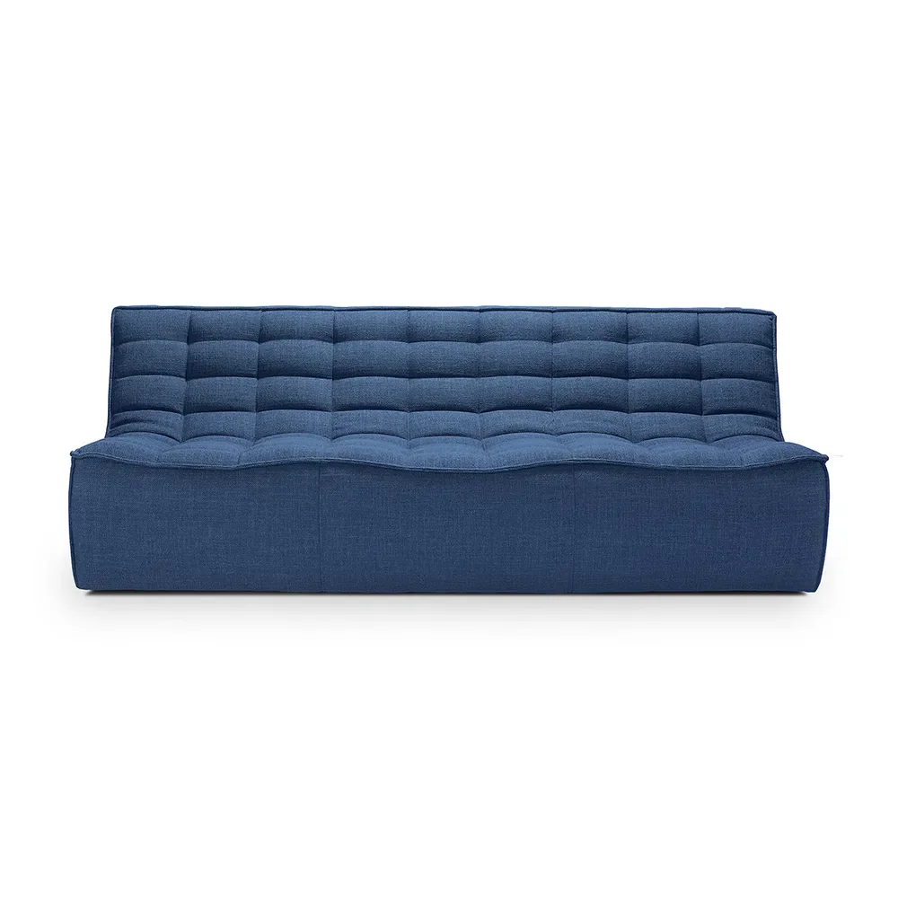 Ethnicraft, N701 3-sits soffa Blue