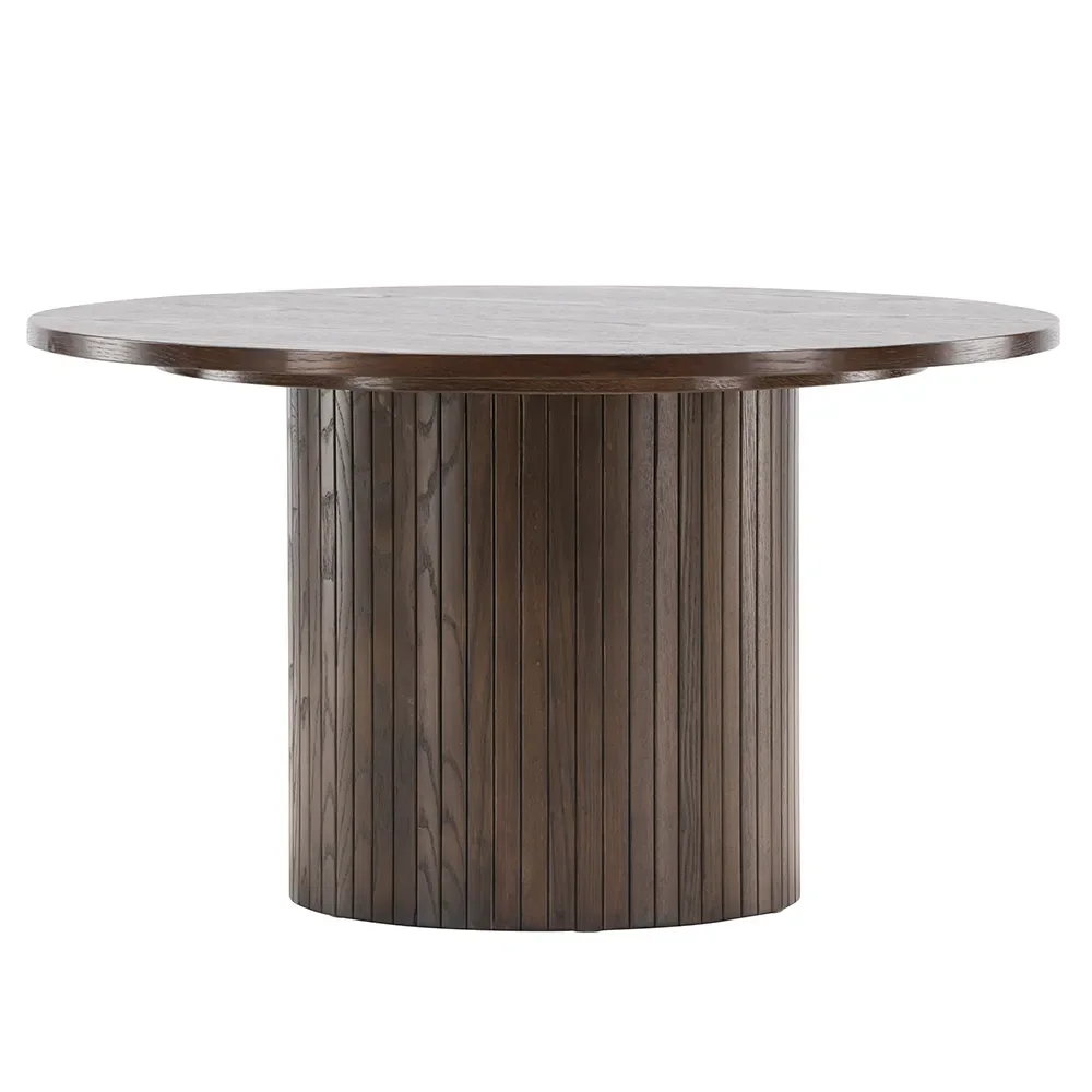 Venture Design, Bianca soffbord Ø80 Mocca