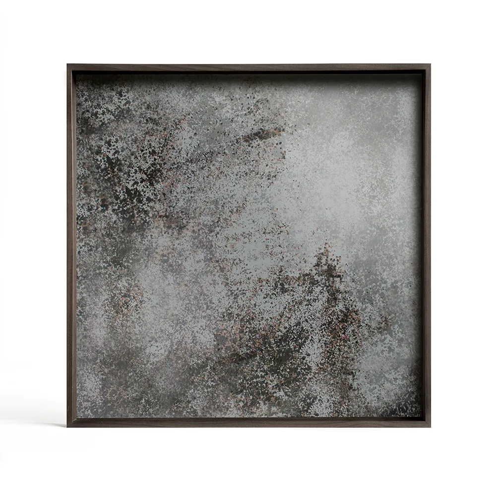 Ethnicraft, Aged bricka 38x38 cm clear