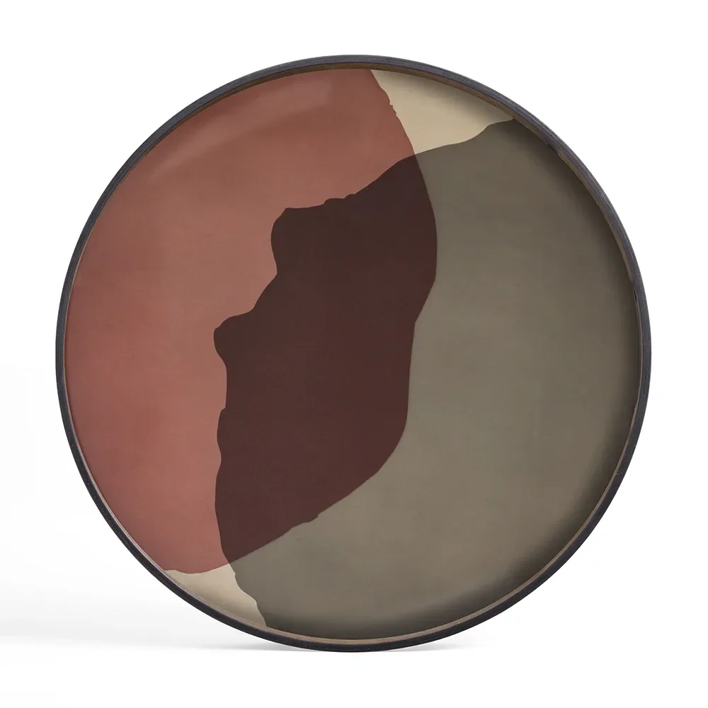 Ethnicraft, Combined Dots Bricka Ø92 cm Pinot