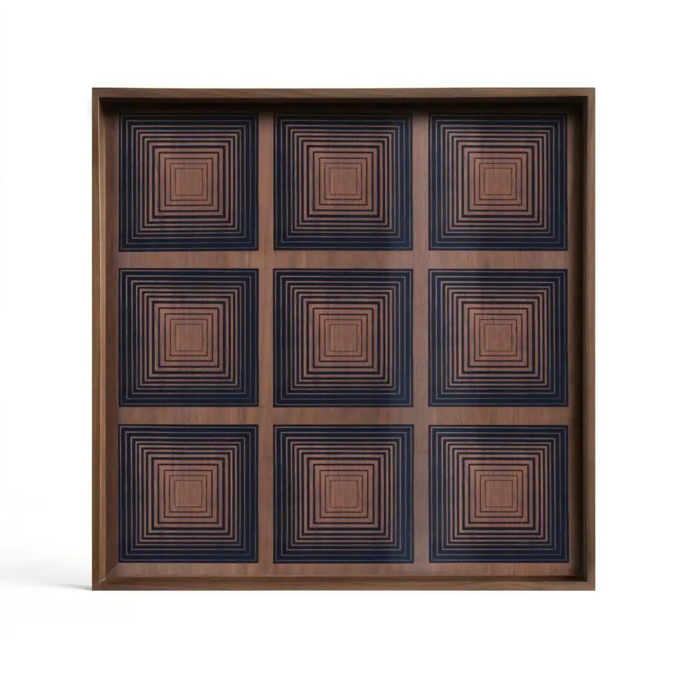 Ethnicraft, Squares bricka 51x51 cm ink