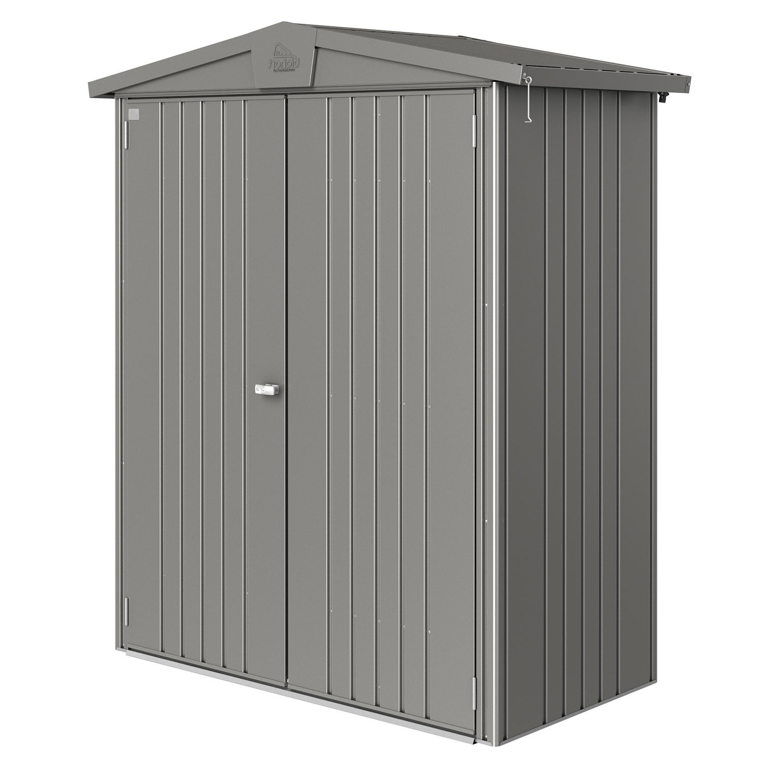 Biohort, Europa Trädgårdsskjul storlek 1 metallic kvarts-grå Biohort