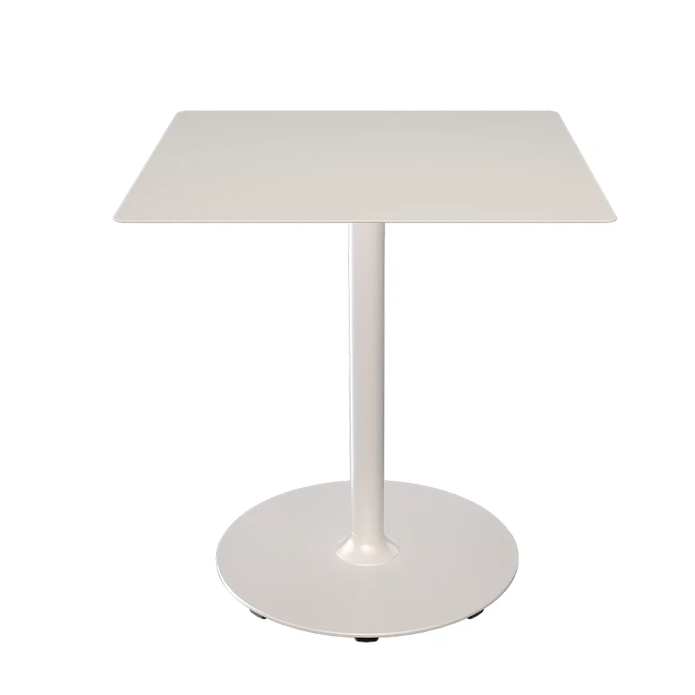 Houe, PICO Cafébord 70x70 cm, rund bas Muted white