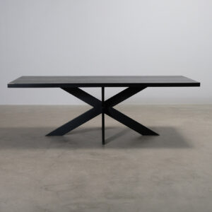 Richmond Interiors Bourbon matbord svart