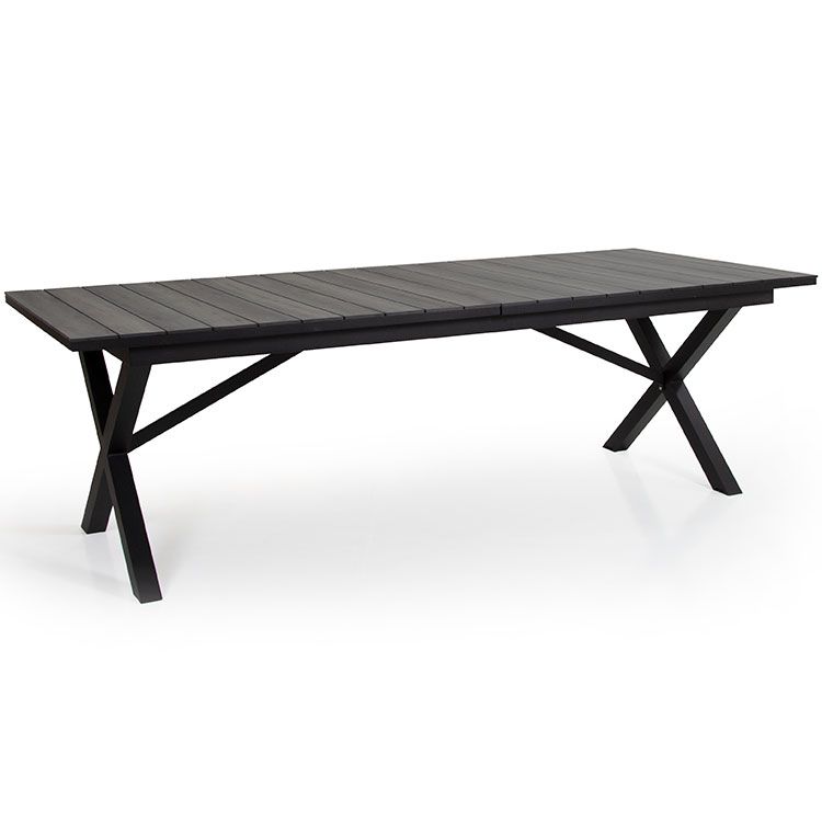 Brafab, Hillmond utdragbart bord 238/297x100 cm svart/grå