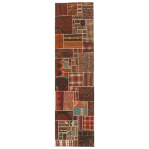 Rezas orientalisk x Tekkeh Kelim matta Flerfärgad 82 x 304 cm