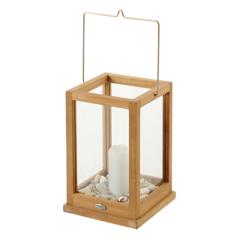 Brafab, Kea ljuslykta låg teak/glas
