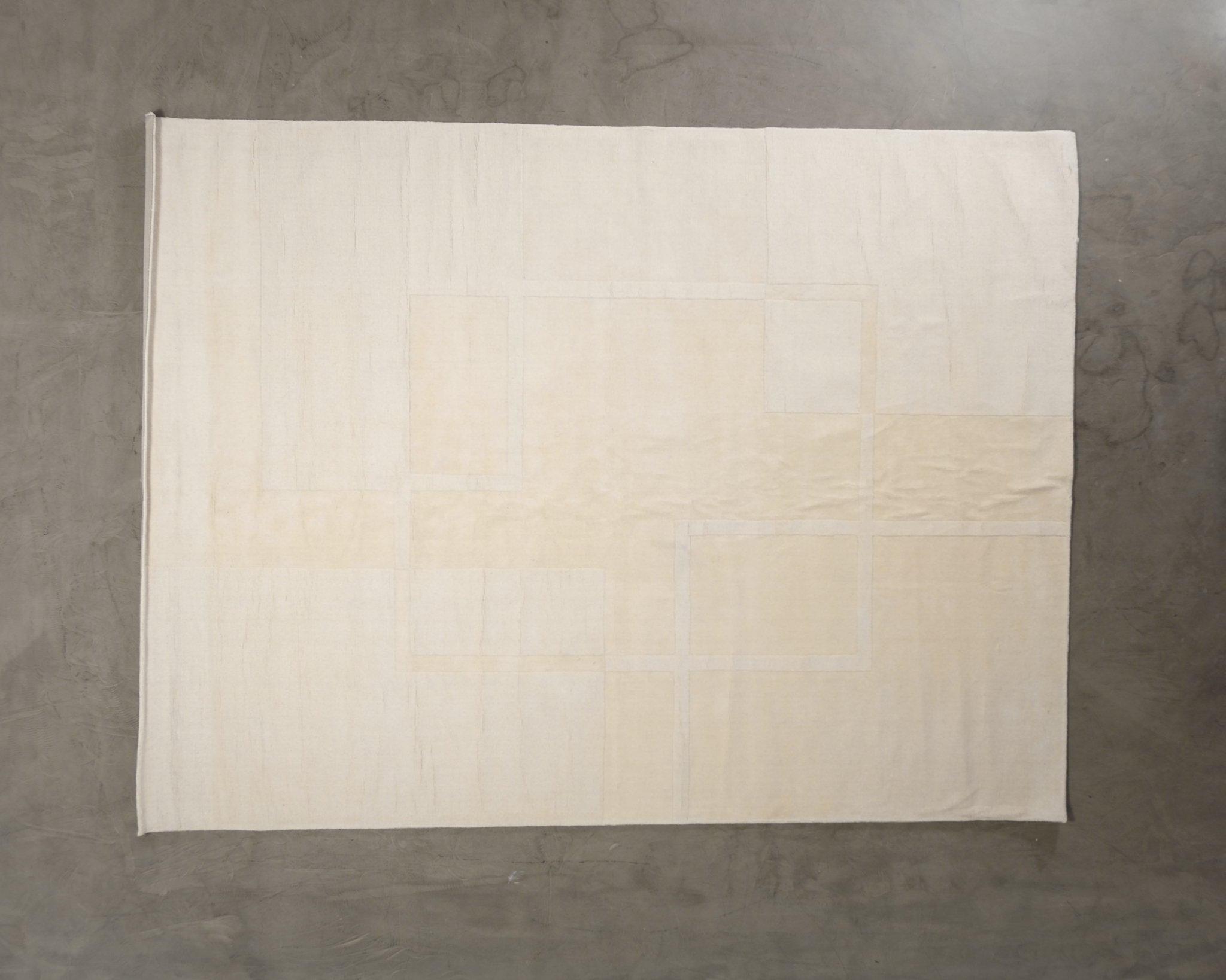 Layered Swedish Grace matta 300 x 400 cm naturvit