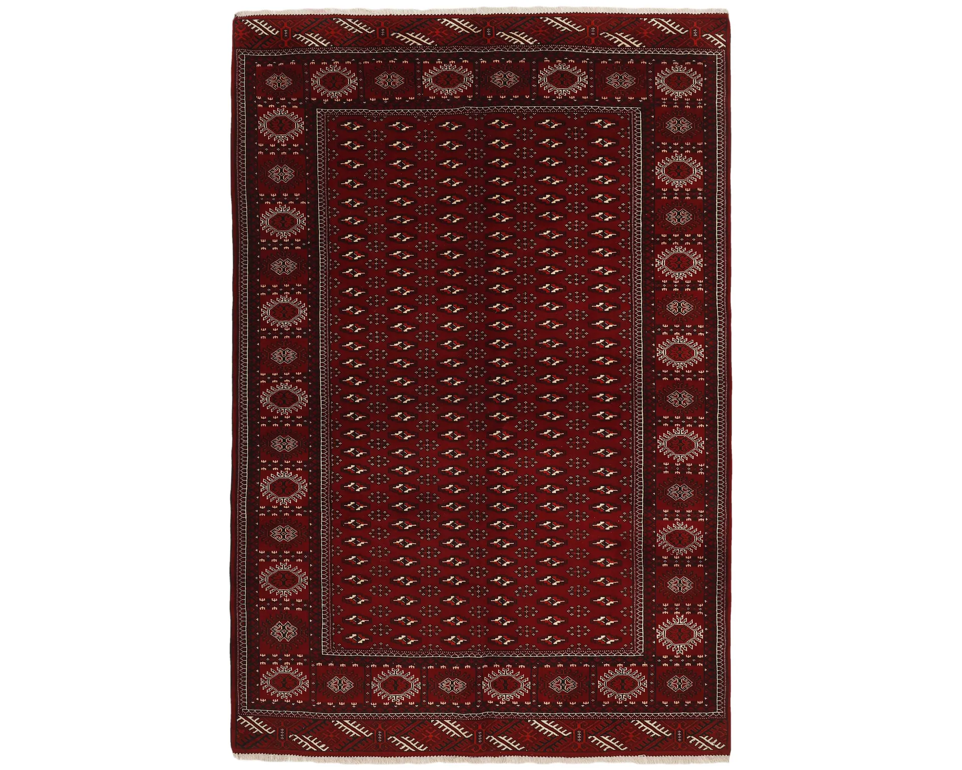 Rezas orientalisk x Torkaman matta 198 x 287 cm
