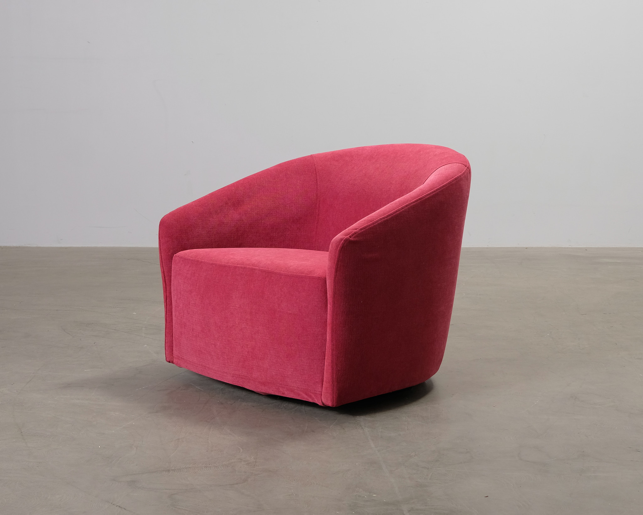 Take Two by Mjuk Timothée fåtölj med utbytbar klädsel fuchsia & mörkbrun