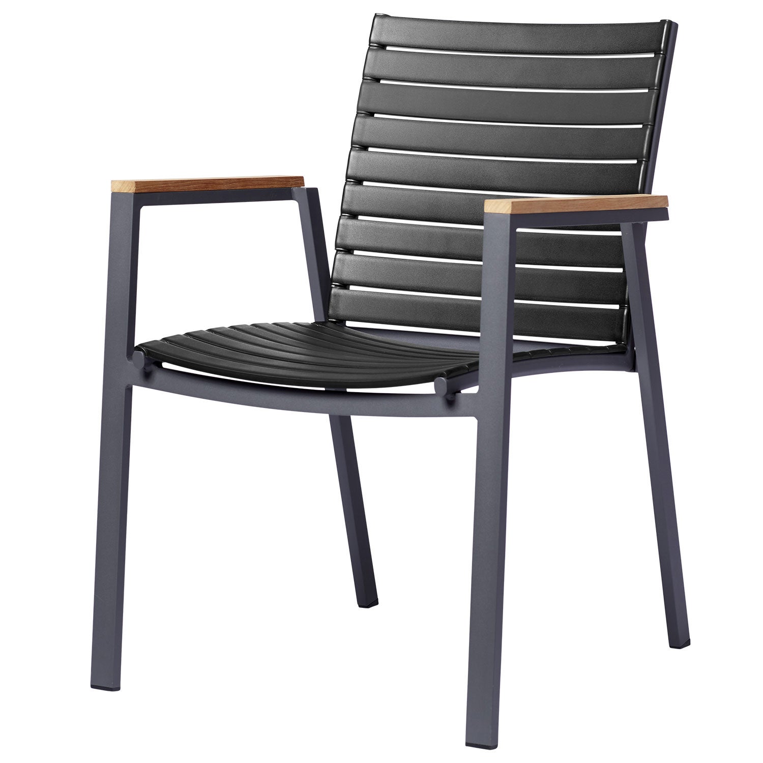 Cinas, Mood extreme karmstol antracit aluminium/teak