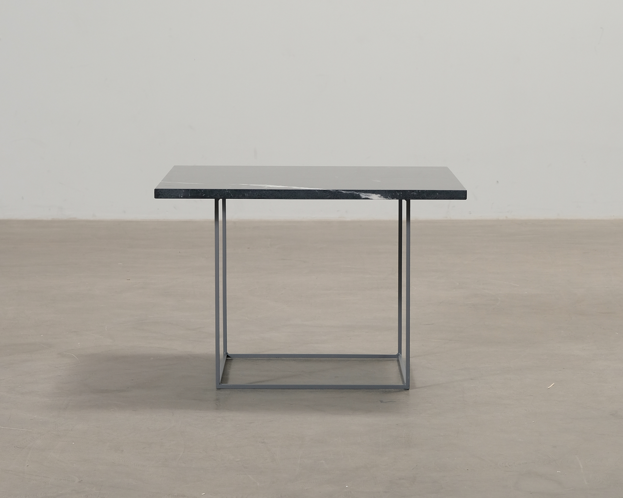 Soffbord med marmorskiva svart 60 x 60 cm